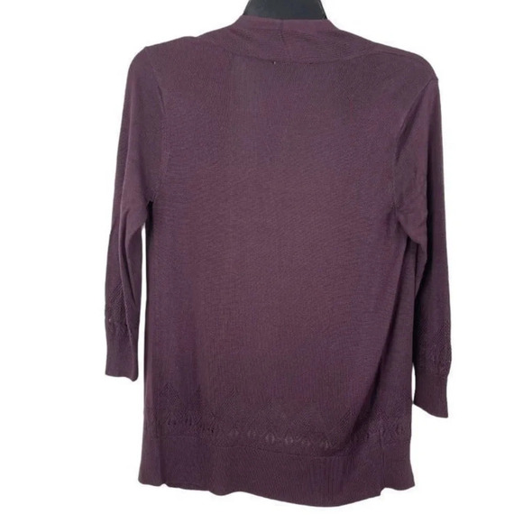 Loft Women 3/4 Sleeves Open Front Cardigan Size XS - Picture 2 of 8